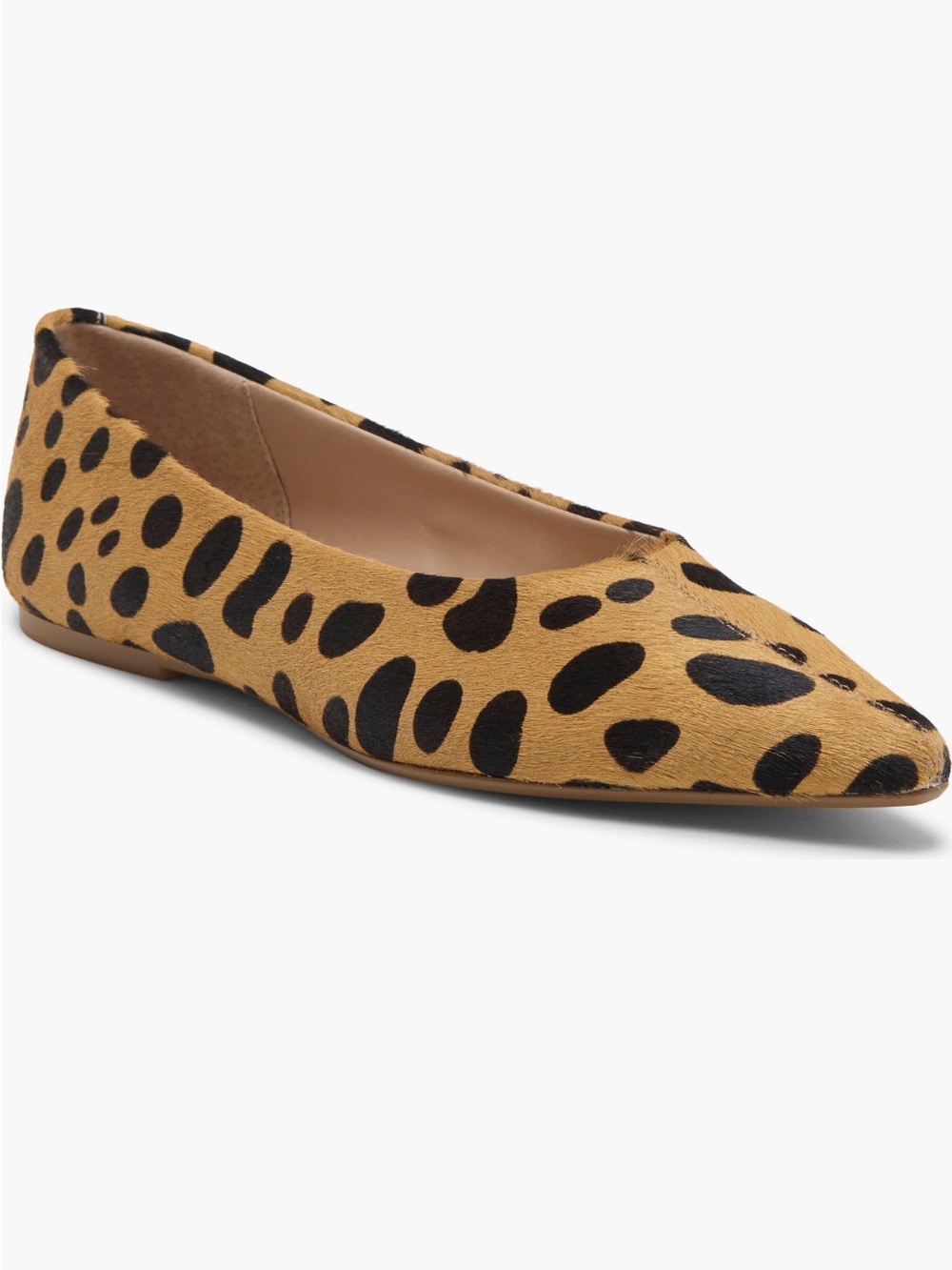 Steve Madden Bekah Pointed Toe Flat Animal Print 9 NWT